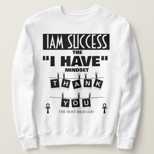 SWEATSHIRT LA MENTALITÉ JE POSSÈDE (Design devant)