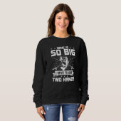 Sweatshirt La mienne Pêche À La Volée À La Truite (Devant entier)