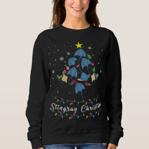 Sweatshirt La mignonne Stingray Christmas Tree Pajama Matchin