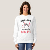 Sweatshirt La Miniature Amoureux des chiens Pinscher Mama (Devant entier)