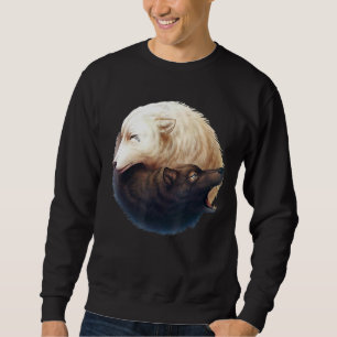 Sweatshirt La montagne Ying Yang Wolves