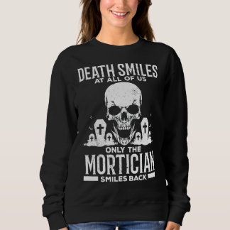Sweatshirt La Mort Sourit À Nous Tous Seulement Le Sourire Mo