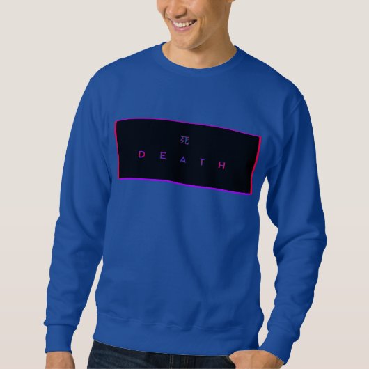 Sweatshirt La mort - Vaporwave (Devant)