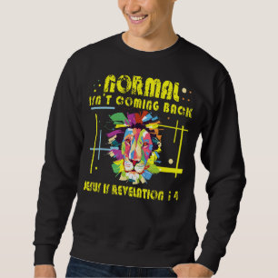 Sweatshirt La normale ne revient pas Christian Jésus Lion Abs