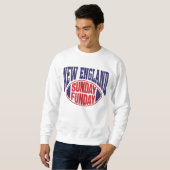Sweatshirt La Nouvelle Angleterre dimanche Funday (Devant entier)