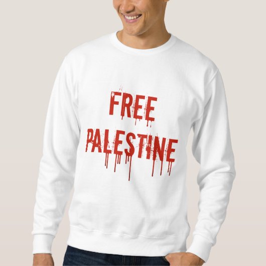 Sweatshirt La Palestine libre (Devant)