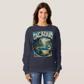 Sweatshirt La péninsule de Doha Qatar (Devant entier)