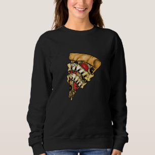 Sweatshirt La Pizza Est Le Fromage De Vie Footy