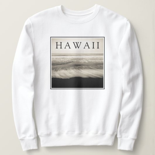Sweatshirt La plage de Big Island Hawaï (Design devant)