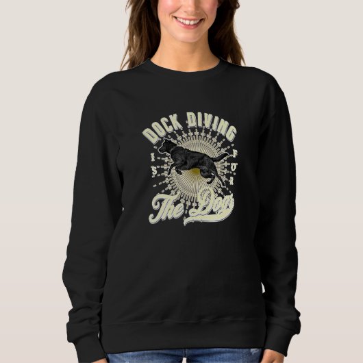 Sweatshirt La Plongée À Dock Est Pour Les Chiens De Chiot Du (Devant)