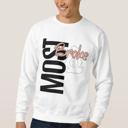Sweatshirt La plupart des broyés (Devant)