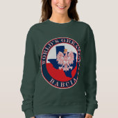 Sweatshirt La plus grande Babcie du monde (Devant)