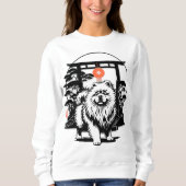 Sweatshirt LA PORTE DE LA LUNE Chow (Devant)