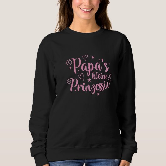 Sweatshirt La princesse à son papa (Devant)