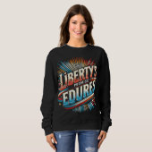 Sweatshirt La promesse de la liberté prend fin (Devant entier)