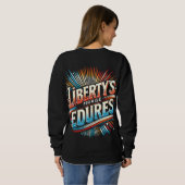 Sweatshirt La promesse de la liberté prend fin (Dos entier)