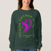 Sweatshirt LA REINE DE Golf Féminine JOUE SIGNIFICATIVEMENT S (Devant)