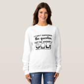 Sweatshirt La Réponse Est Le Golf (Devant entier)