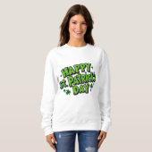 Sweatshirt la Saint-Patrick, la journée de Patrick (Devant entier)