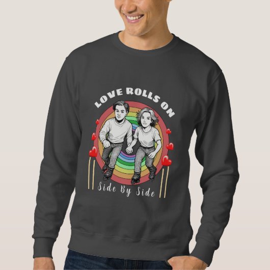 Sweatshirt la Saint-Valentin (Devant)