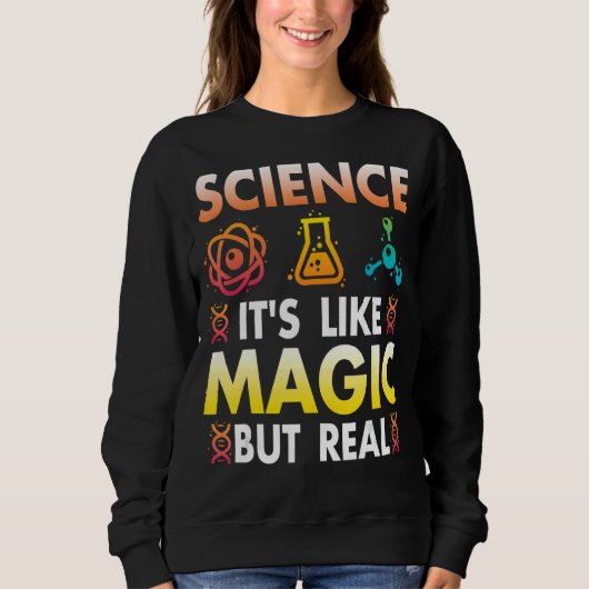 Sweatshirt La science comme la magie (Devant)
