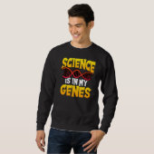 Sweatshirt La Science Est Dans Mon Genes Chimie Professeur De (Devant entier)