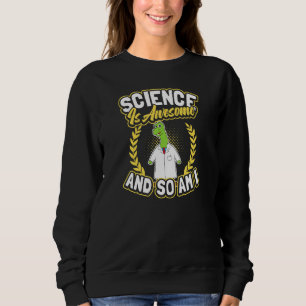 Sweatshirt La science est génial Dinosaure Rocket Scientifiqu