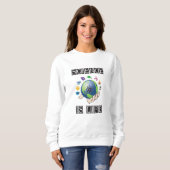 Sweatshirt La science est la vie (Devant entier)