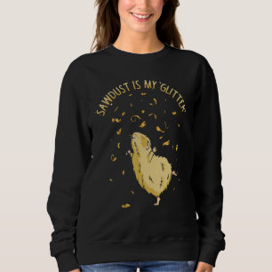 Sweatshirt La sciure est ma Parties scintillant Hamster Girl