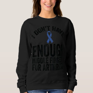 Sweatshirt La sensibilisation n'a pas assez de doigts moyens