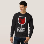 Sweatshirt La Vérité Est Dans Le Vin (Devant entier)