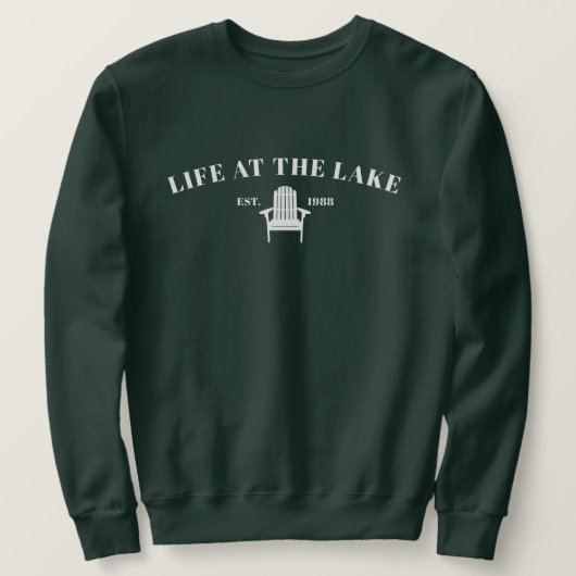 Sweatshirt La vie au lac (Design devant)