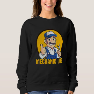 Sweatshirt La vie de mécanicien