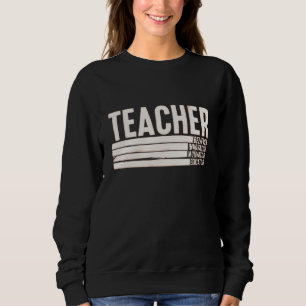 Sweatshirt La vie d'enseignant rentrée scolaire