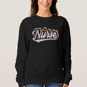 Sweatshirt La vie d'infirmière Rétro École d'infirmières Dipl