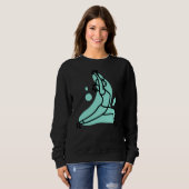 Sweatshirt La vie du yoga (Devant entier)