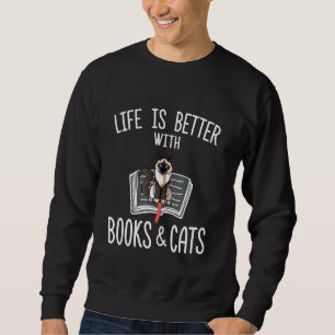 Sweatshirt La Vie Est Meilleure Avec Les Chats Birman Chat