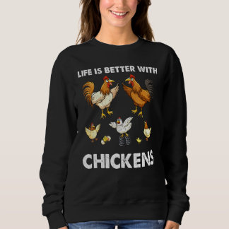 Sweatshirt La Vie Est Meilleure Avec Les Pajamas De Noël De P