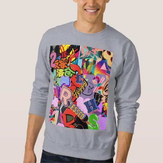 Sweatshirt La vie Hiphop (Devant)