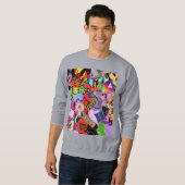 Sweatshirt La vie Hiphop (Devant entier)