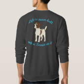 Sweatshirt La vie n'est pas mate (Dos)