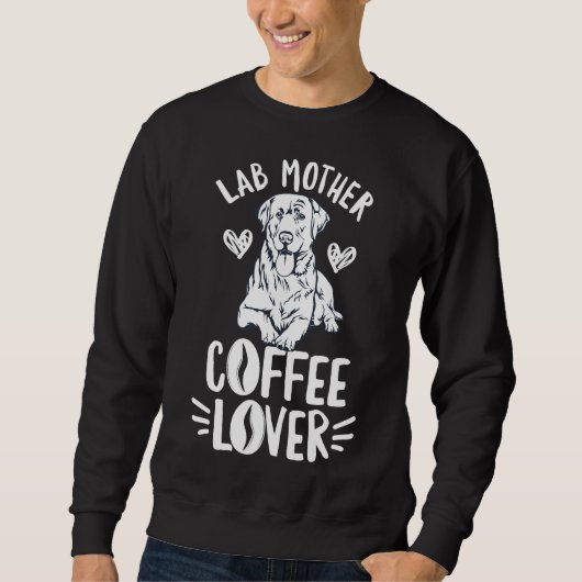 Sweatshirt Lab Mère Café Pour Une Mère De Laboratoire D'Argen (Devant)