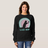 Sweatshirt Lab Mom For Labrador (Devant entier)
