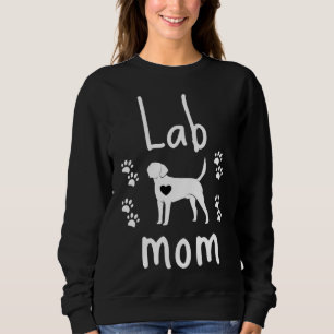 Sweatshirt Lab Mom Vector Labrador Retriever