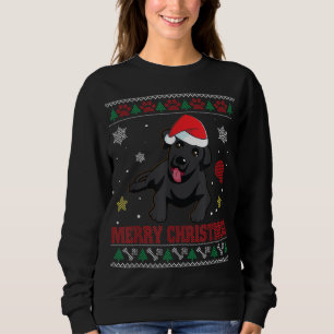 Sweatshirt LAB NOIR Chien Père Noël Vilain Sweater Costume Jo