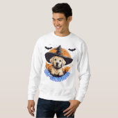 Sweatshirt Lab-racadabra Halloween Thème Labrador Chiot (Devant entier)