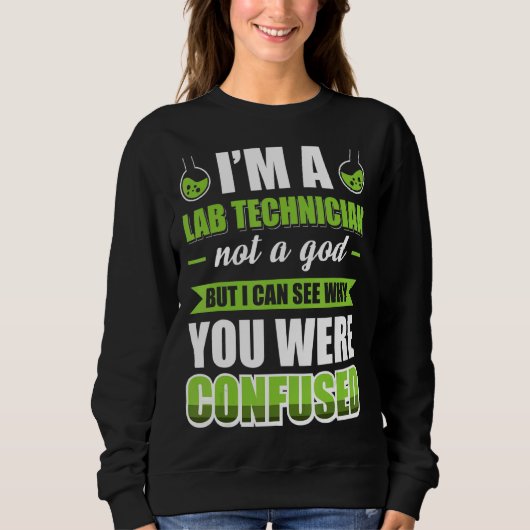 Sweatshirt Lab Week Lab Tech Science Technologue Médicale Gee (Devant)