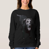 Sweatshirt Laboratoire noir (Devant)