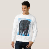 Sweatshirt Laboratoire noir (Devant entier)