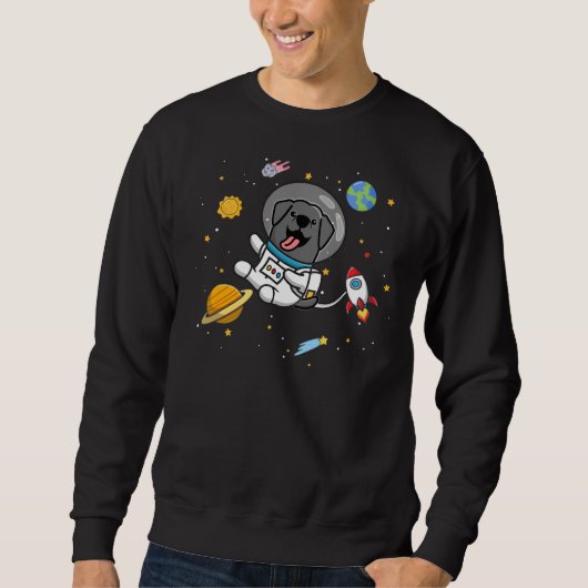 Sweatshirt Laboratoire noir (Devant)